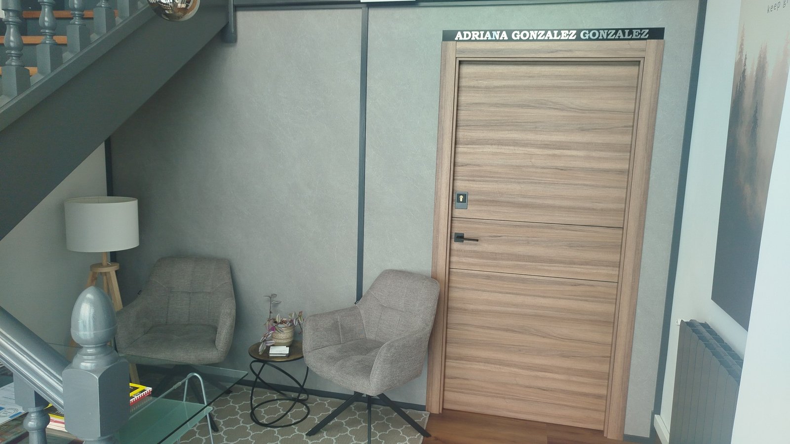 Sala de espera del despacho de Adriana González